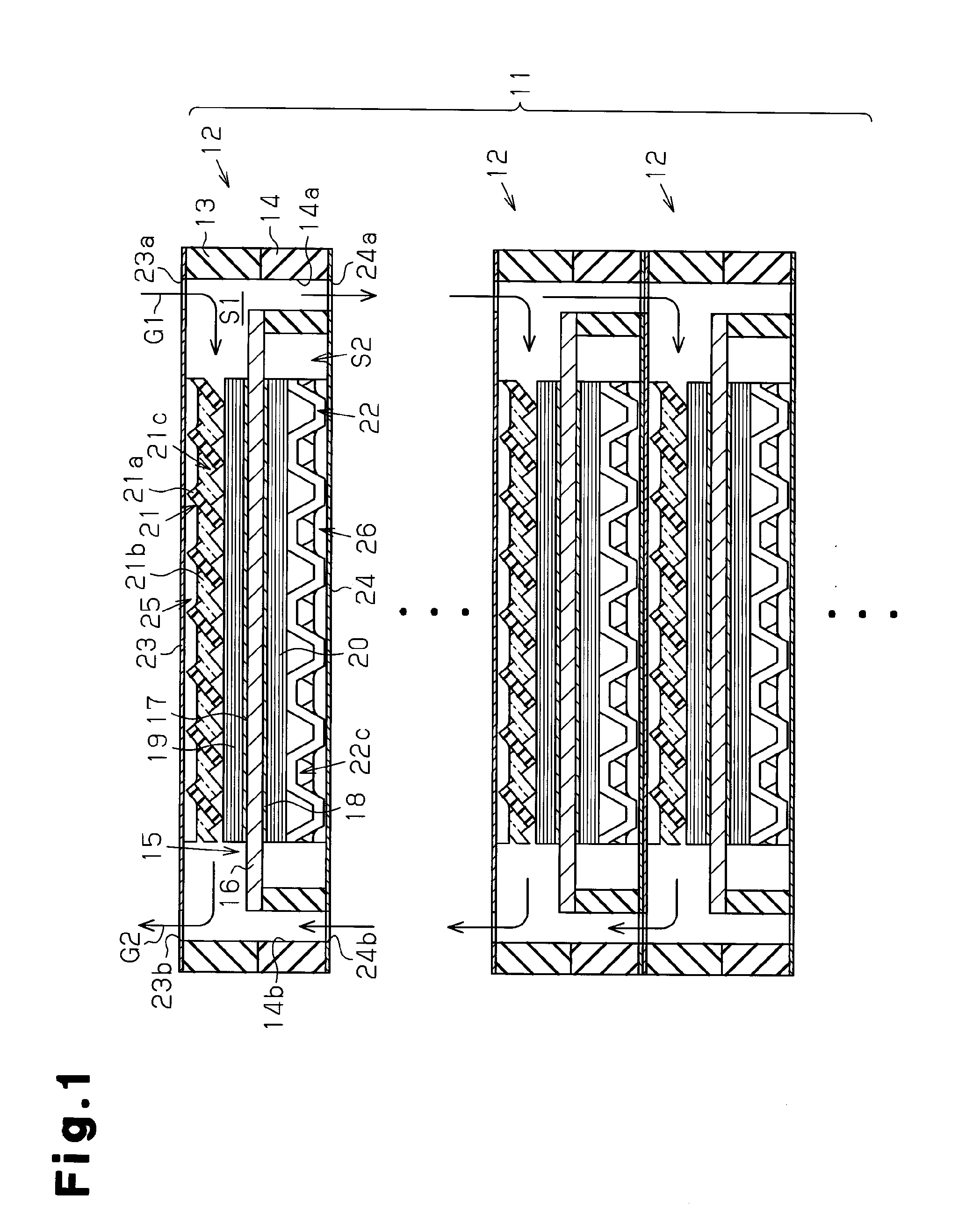 Power generation cell for fuel battery