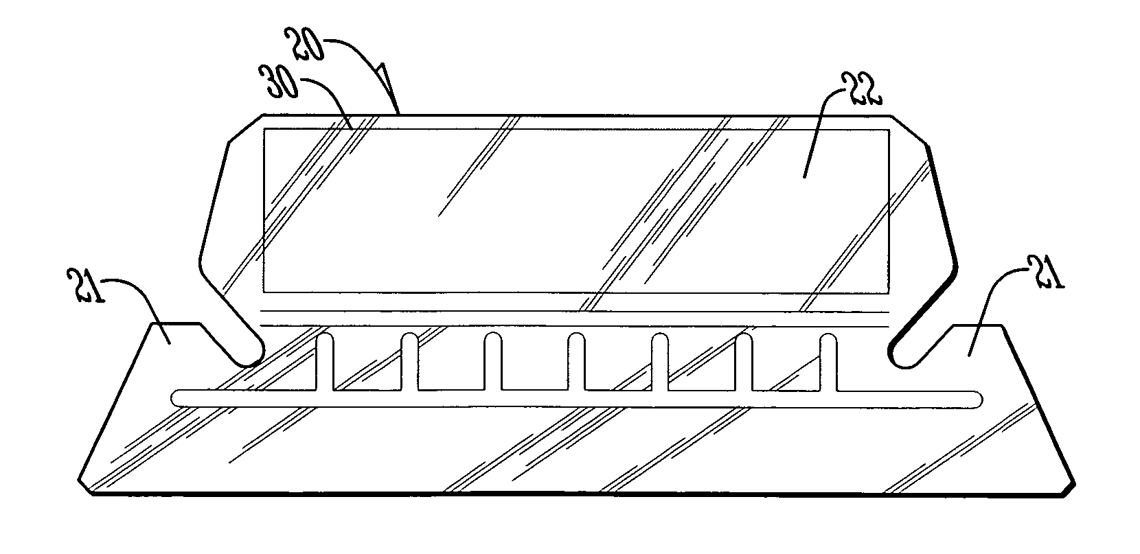 Index tab labeling system for suspended file folder