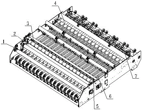 Conveyor system for pulp board single-knife cutting board paper machine