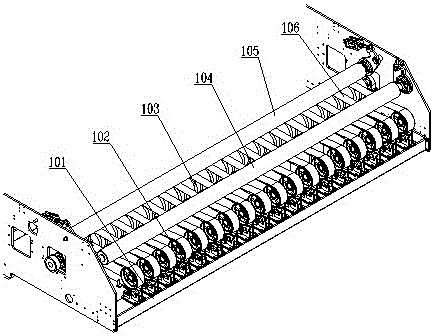 Conveyor system for pulp board single-knife cutting board paper machine