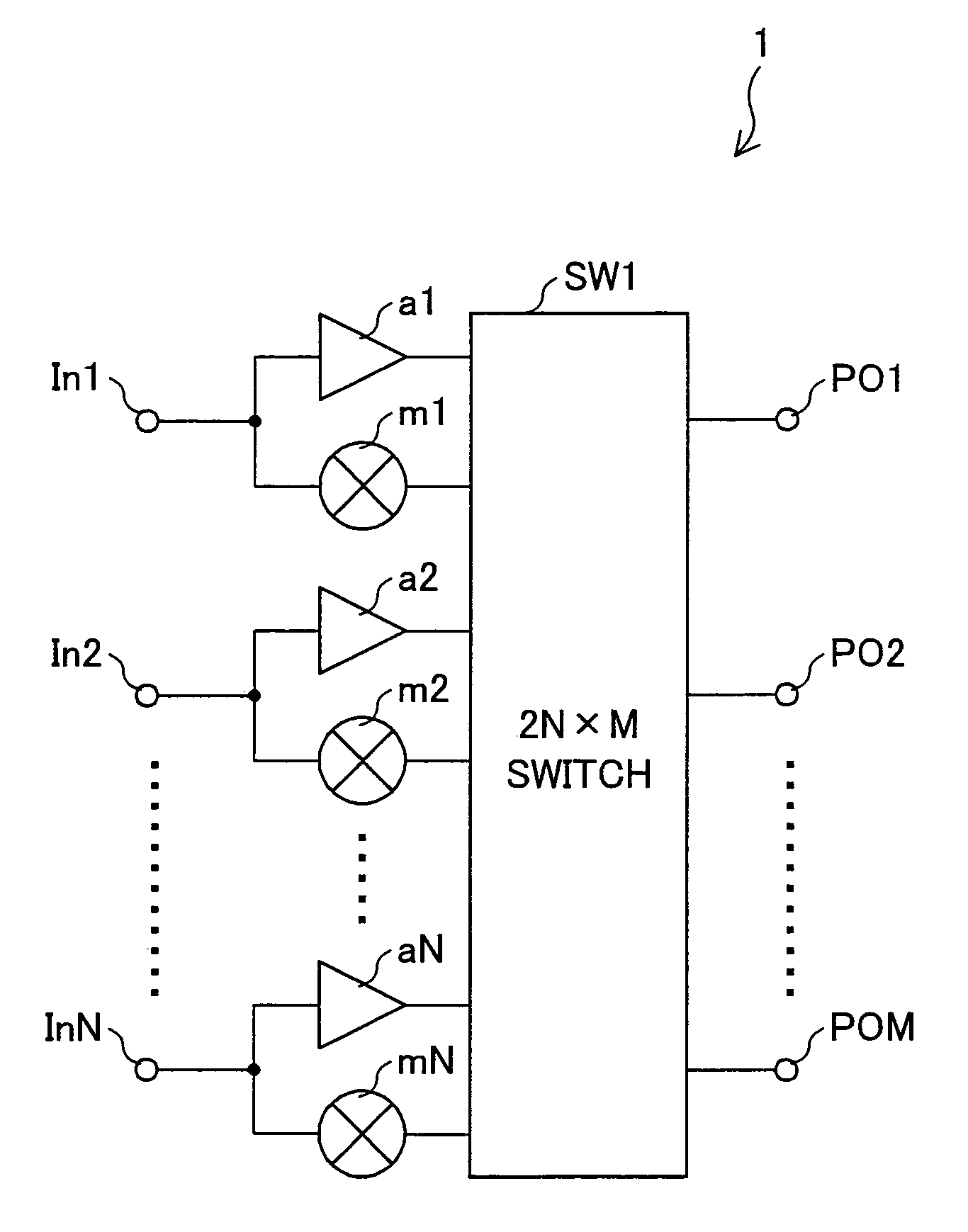 Integrated circuit device and low noise block down converter including same