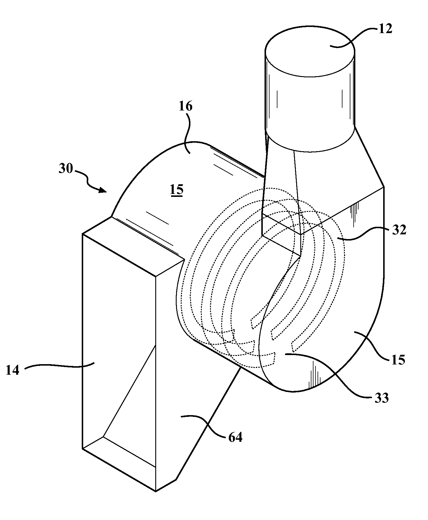 Centrifugal spark arrestor assembly