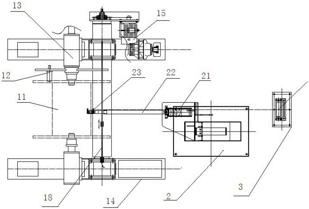 Take-up device for cable arrangement system