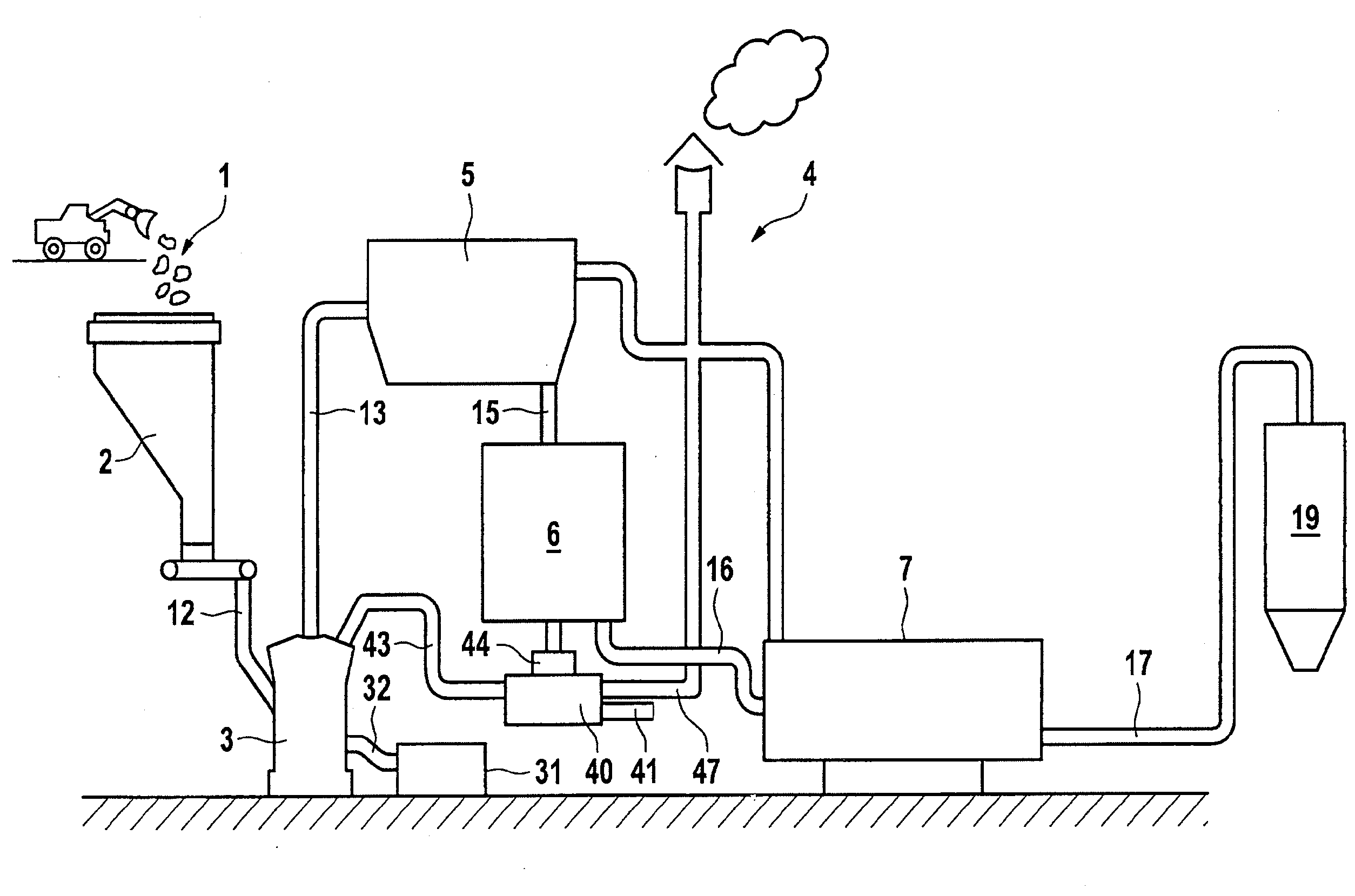 Calcination method and system