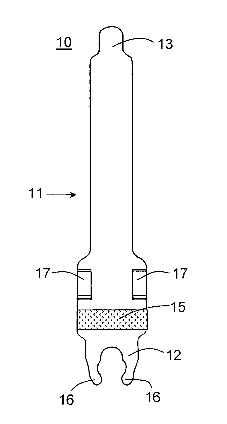 Electrical contacts having solder stops