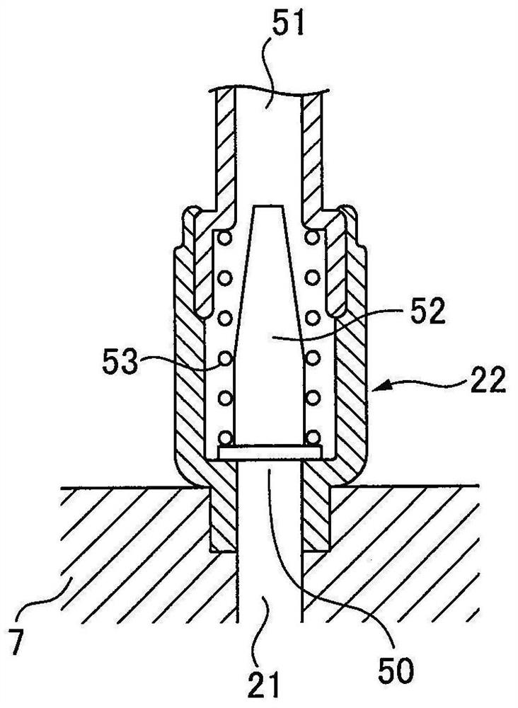 Blow-by gas delivery path abnormality detection device for internal combustion engine