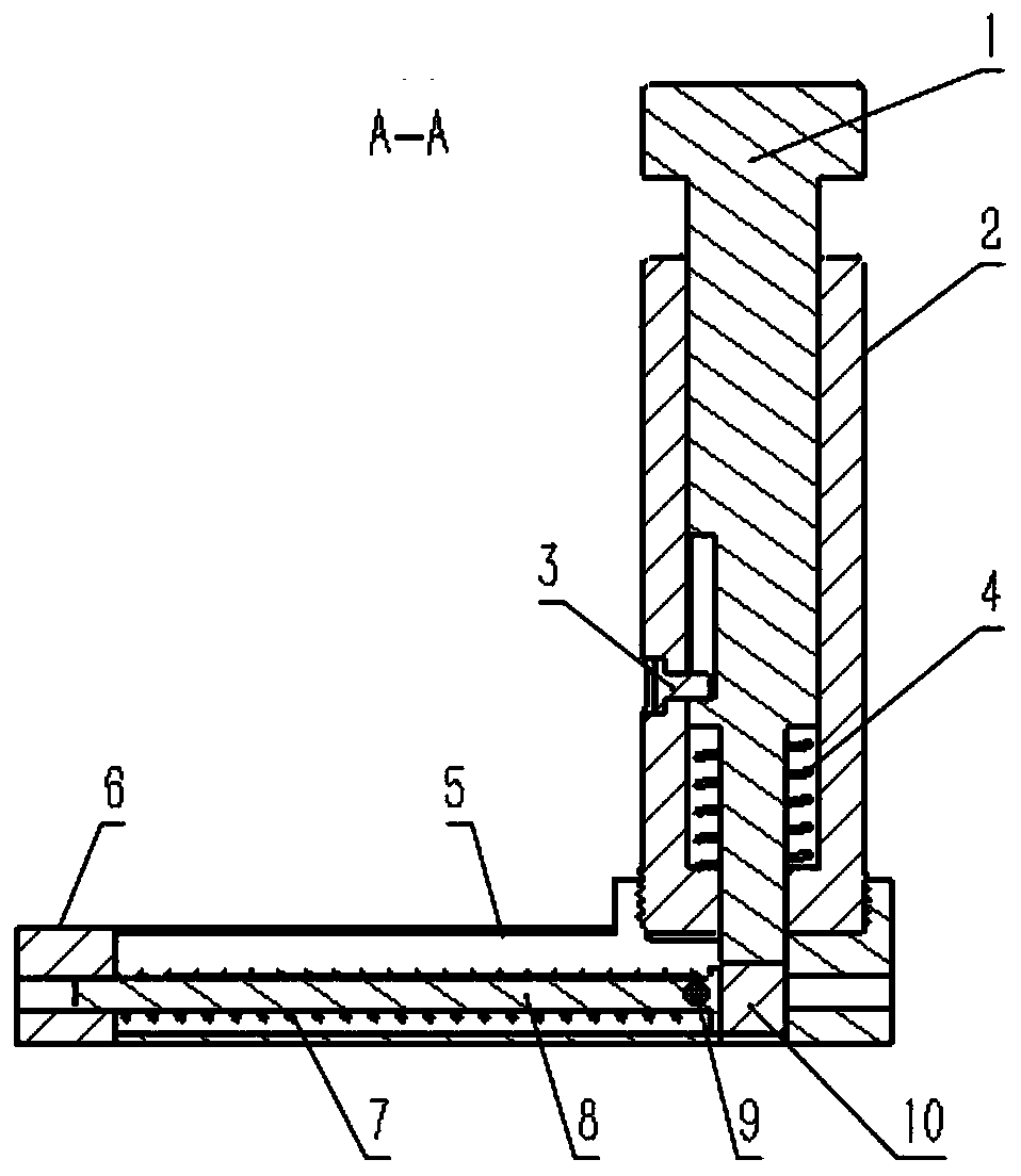 Aluminum plug driving method and tool thereof