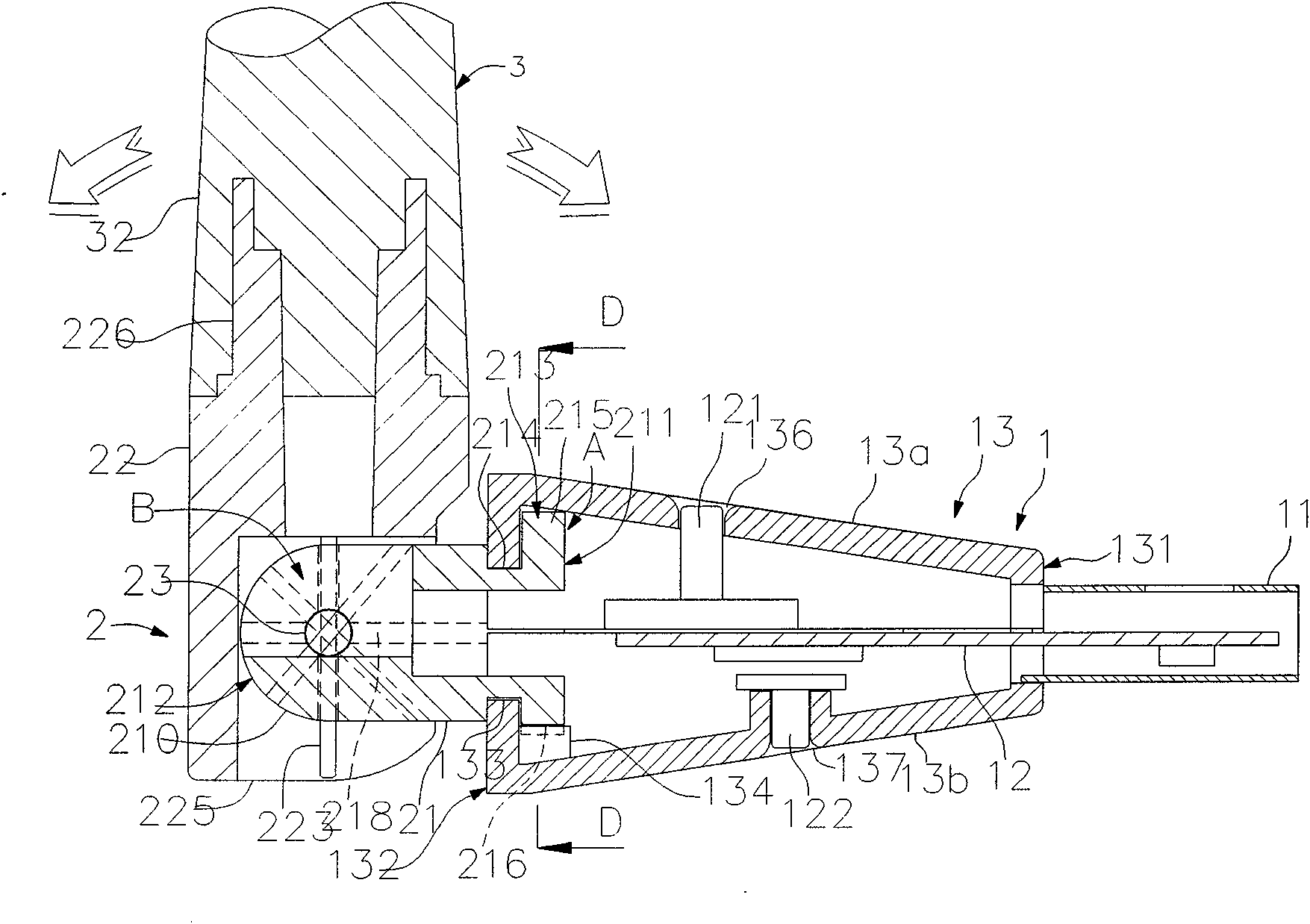 USB wireless network card with external antenna device