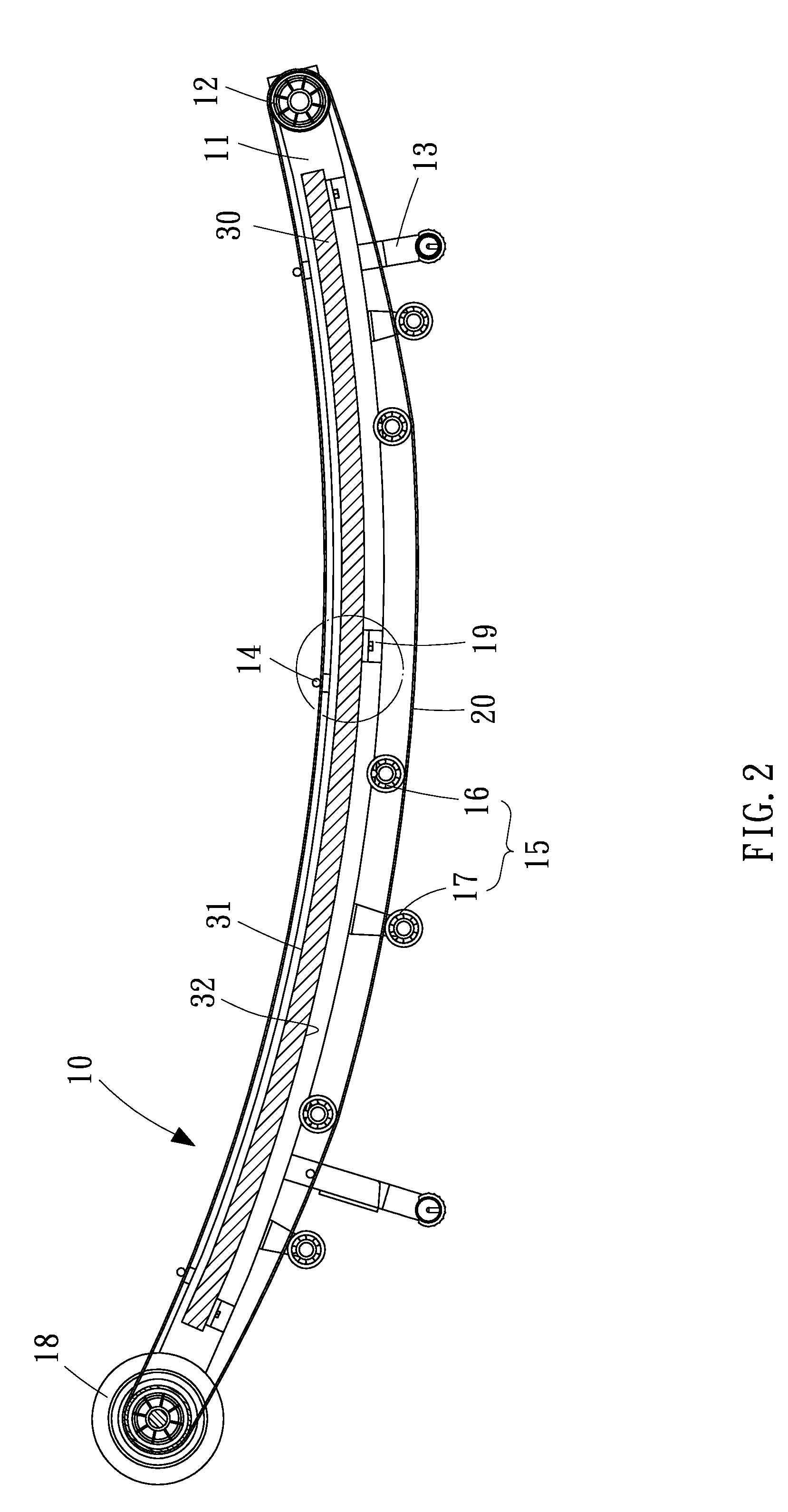 Inexpensive Treadmill with a Concave Platform