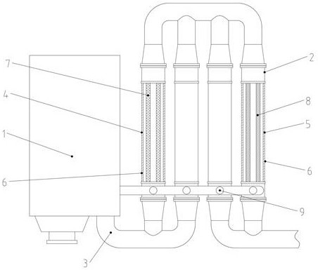 Efficient oil-water separation waste liquid treatment method