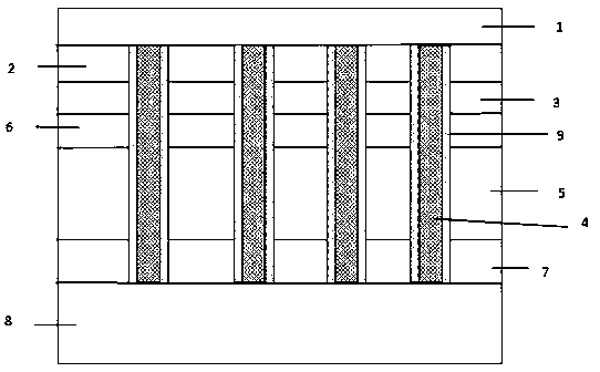 SOI substrate OLED micro-display device having reflective isolation layer