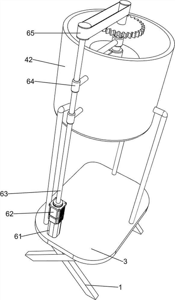 Device for preparing graphene by taking asphalt as raw material