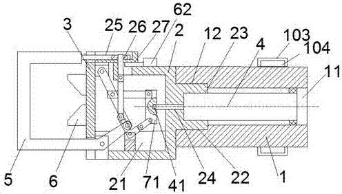 Improved pipe clamping device for industrial robot