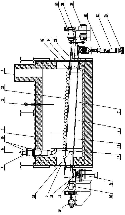 Uniform-temperature heating furnace