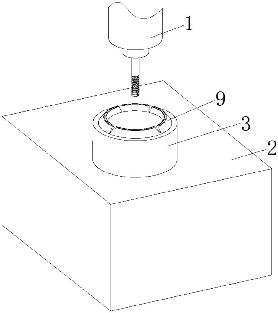 Mold threaded hole tapping device