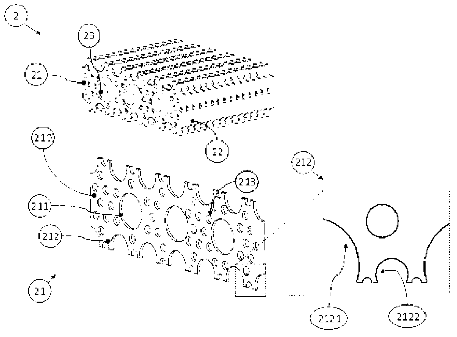 Intervertebral medical implant