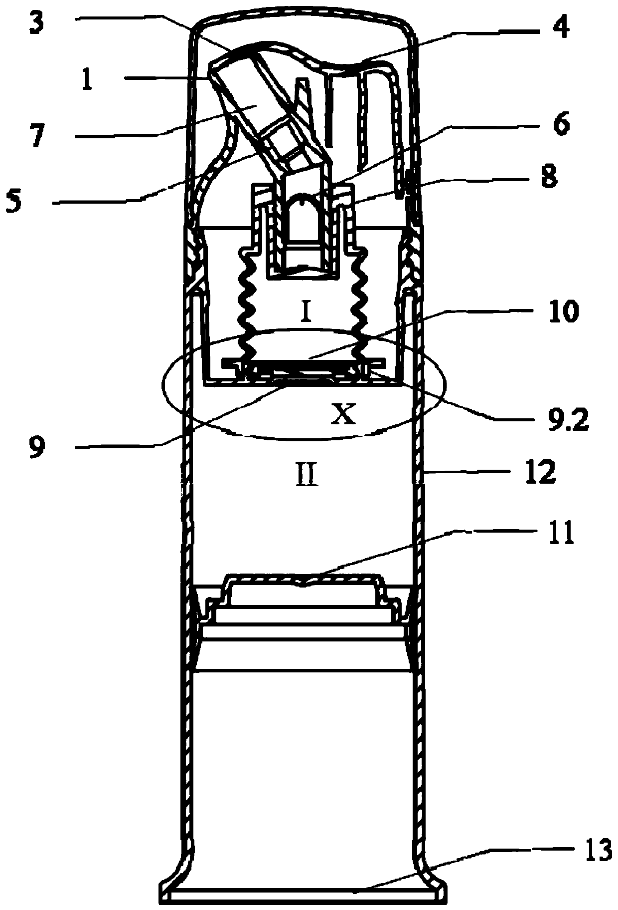 Vacuum pump bottle