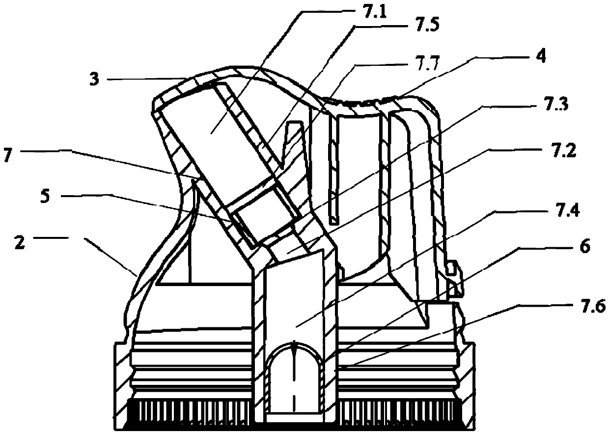 Vacuum pump bottle