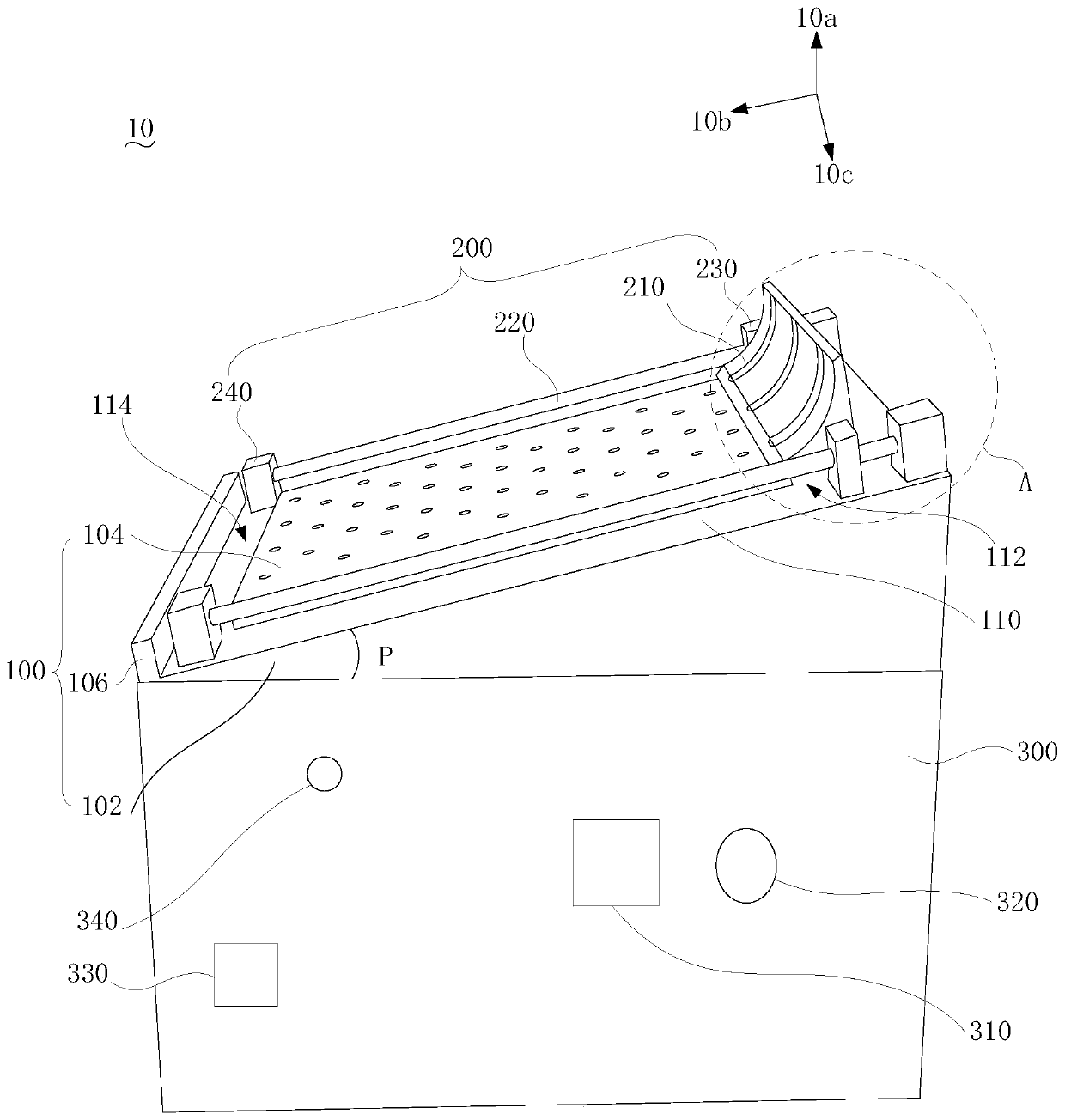 Glue bonding piece separating device and glue bonding piece separating method