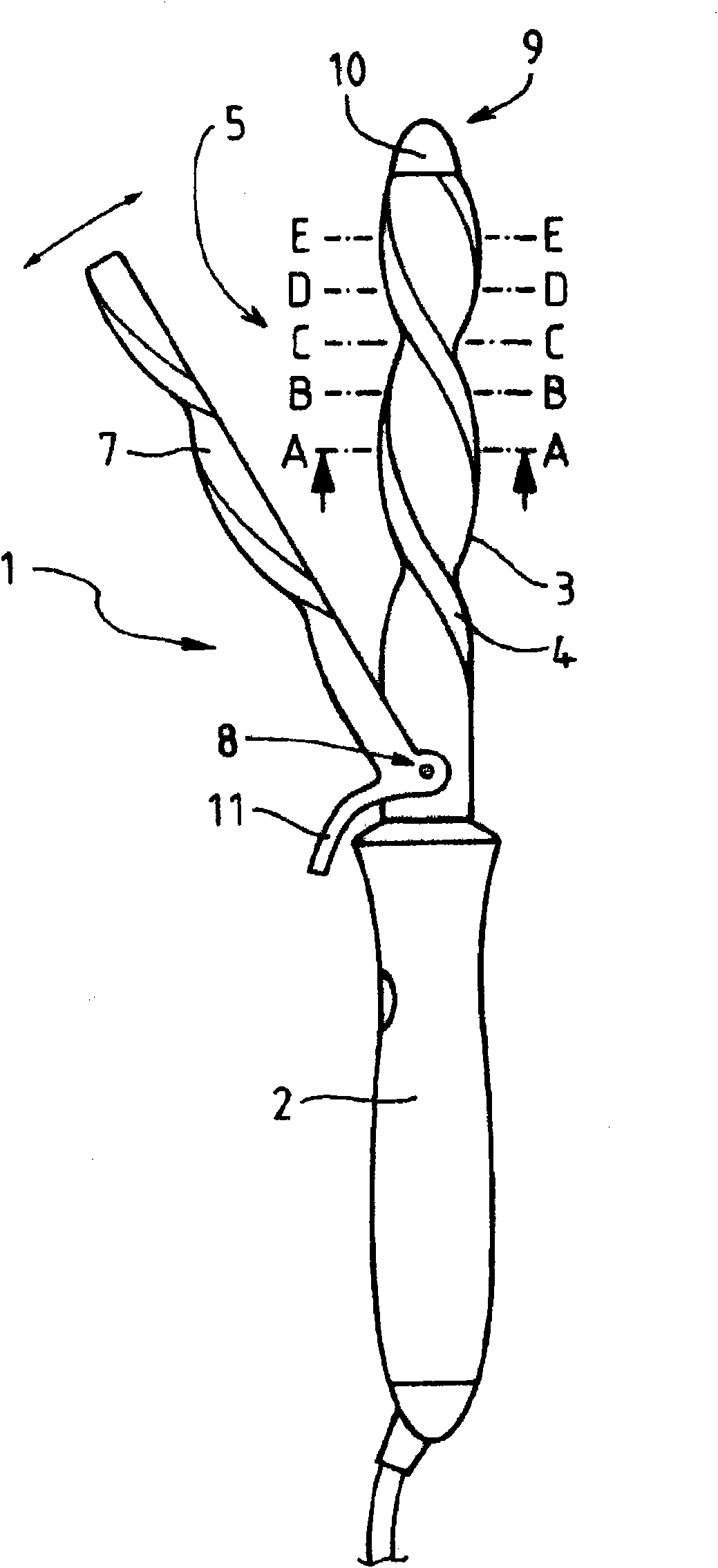 Hair shaping device