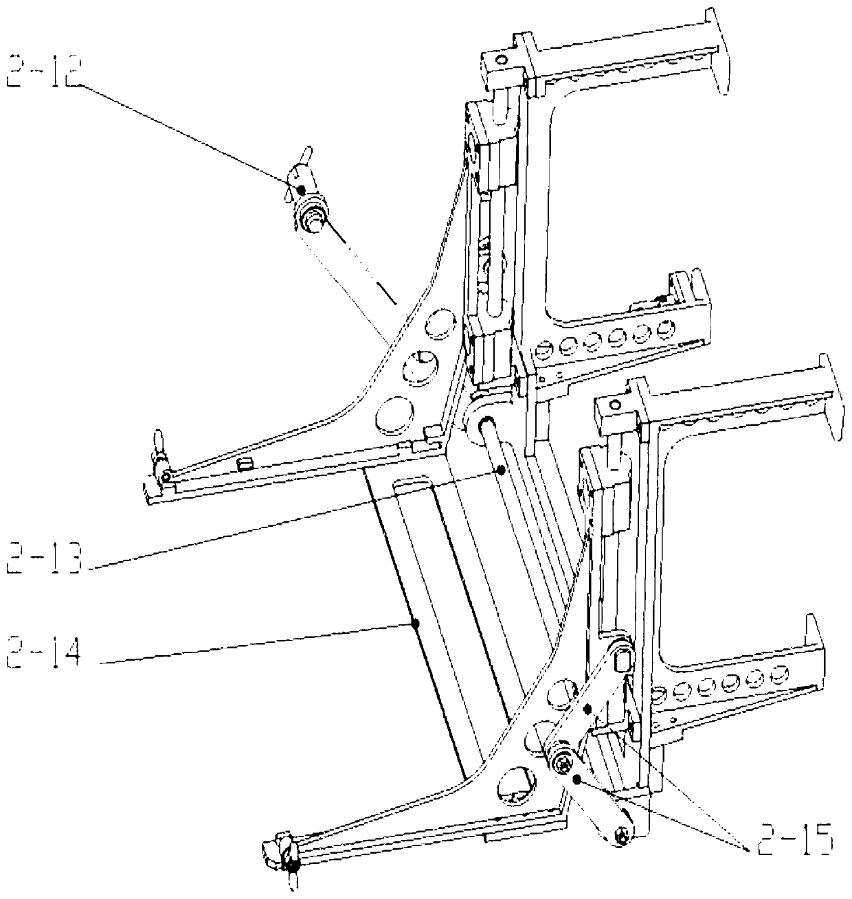 Satellite-mounted equipment mounting device and mounting method