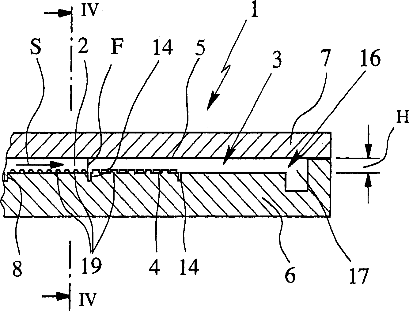 Device and method for analysing a liquid sample