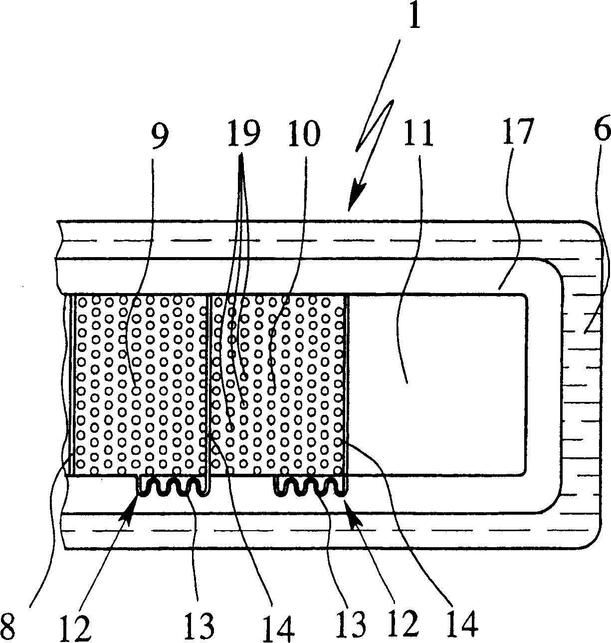 Device and method for analysing a liquid sample