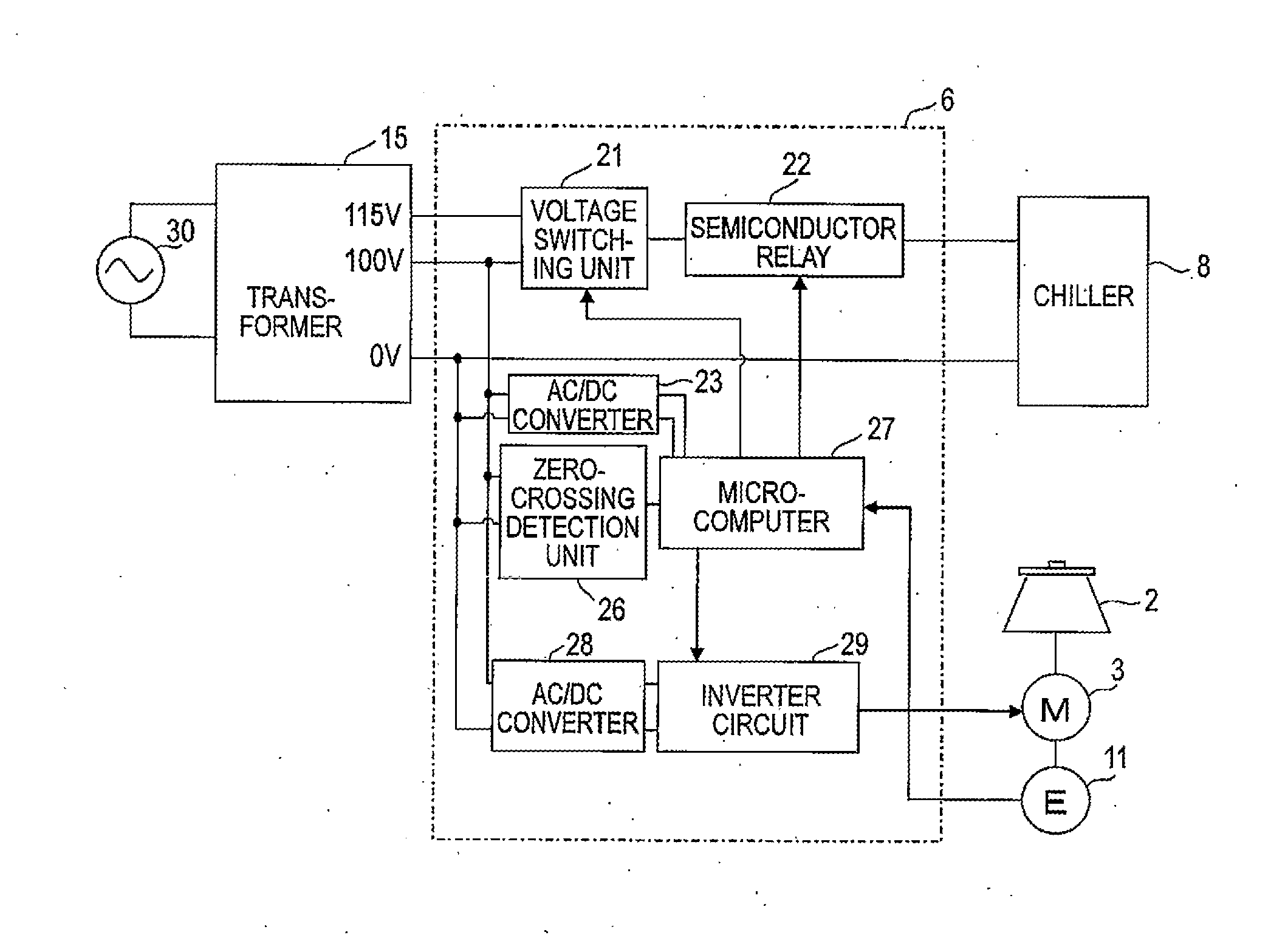 Centrifuge and power controlling apparatus