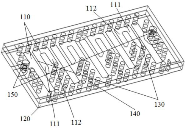 Filter based on half-wavelength resonator with strip line structure and antenna