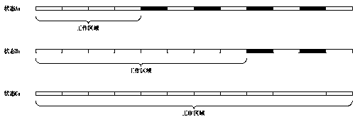 Changeable confluence area marking line of expressway ramp confluence area and setting method thereof