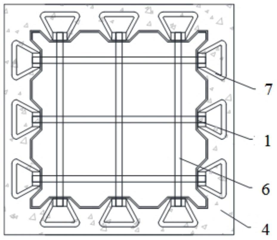 Corrugated plate-ECC fabricated composite column and construction method thereof