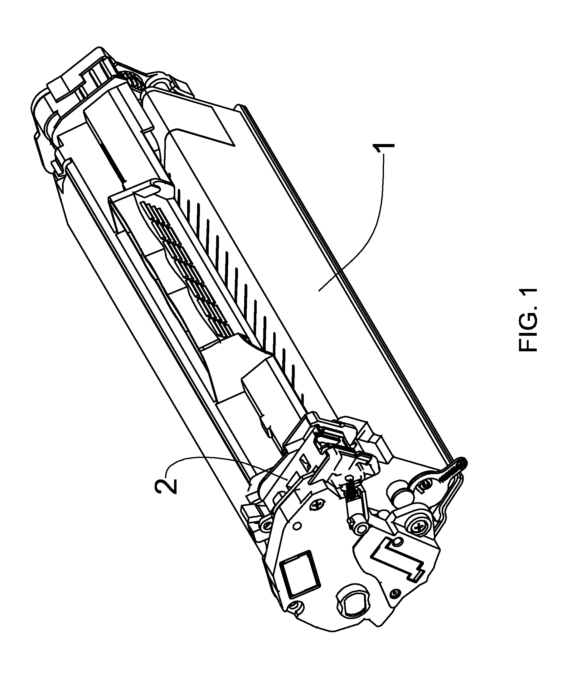 Chip contact mechanism and developer cartridge