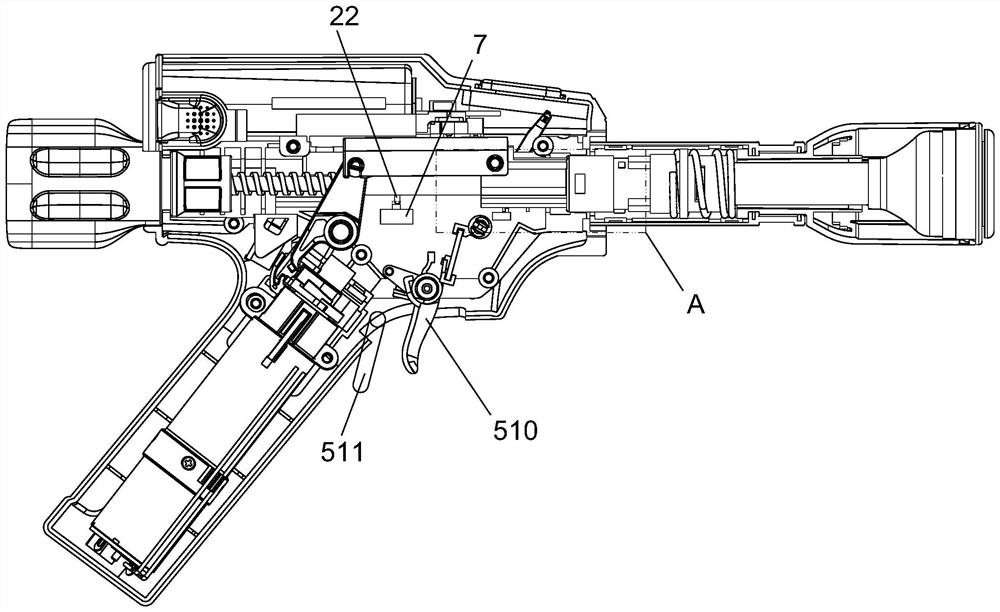 Electrically-driven prepuce anastomat