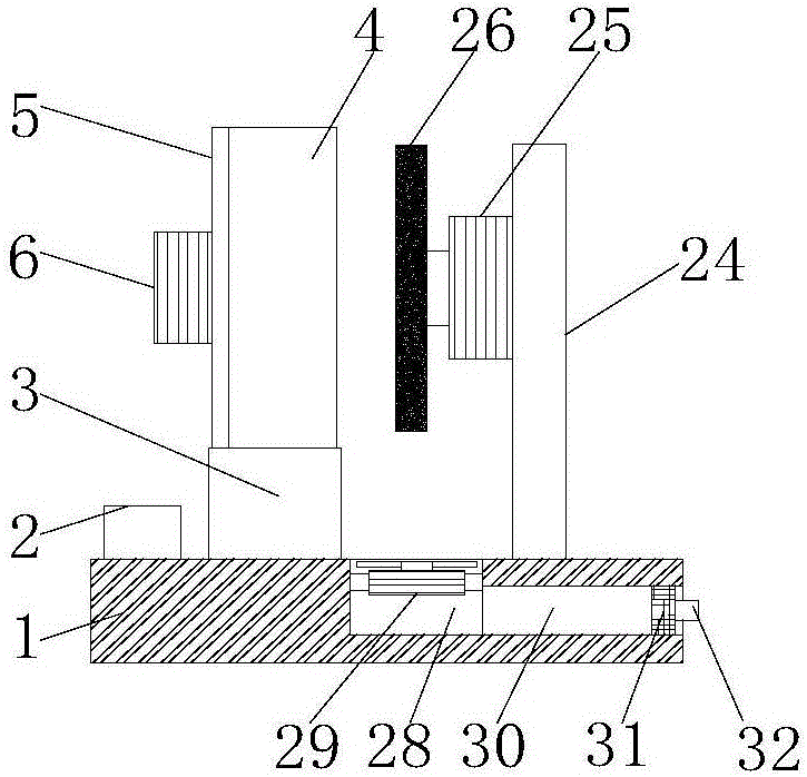 Plastic valve end port grinding device