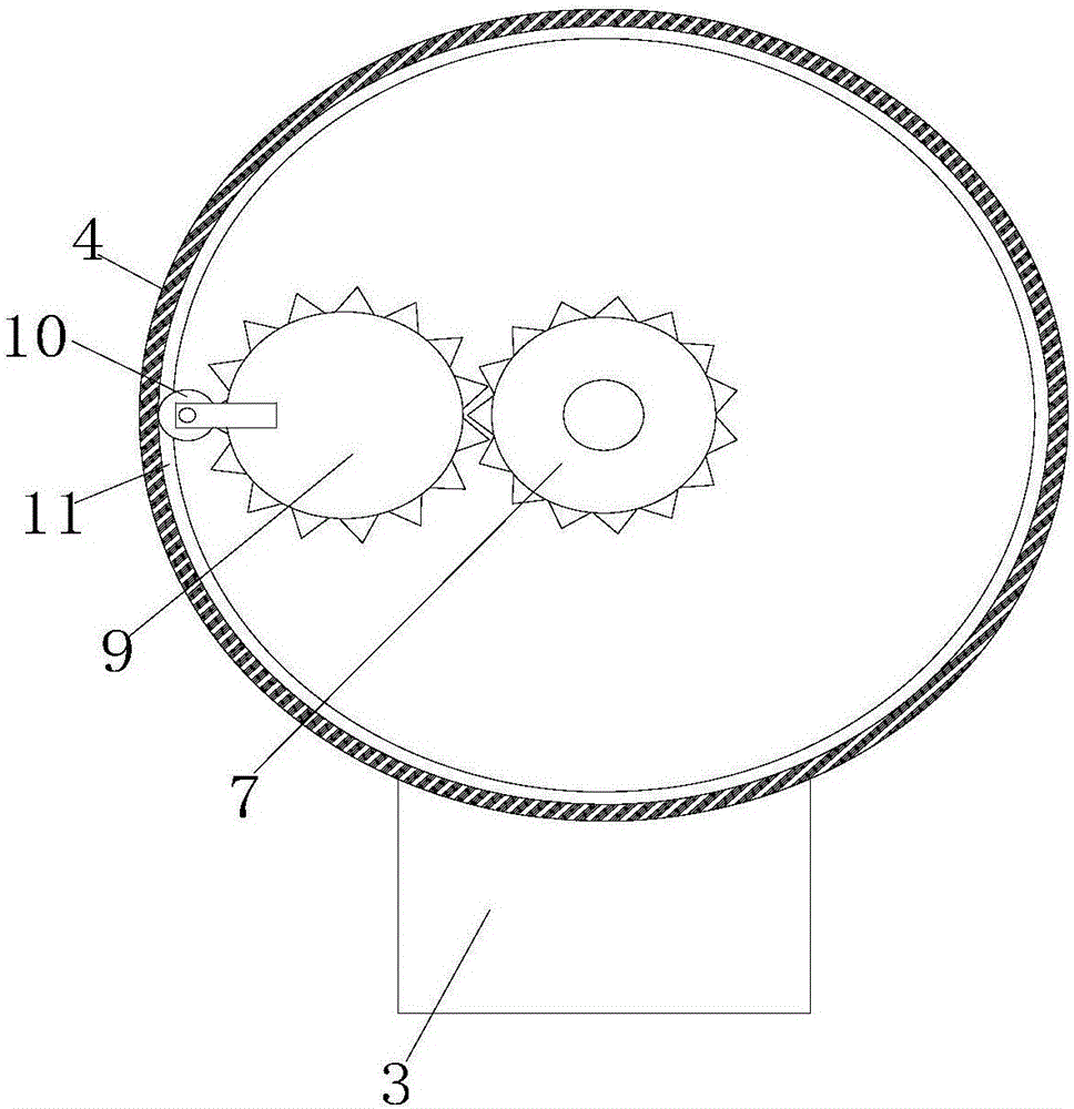 Plastic valve end port grinding device