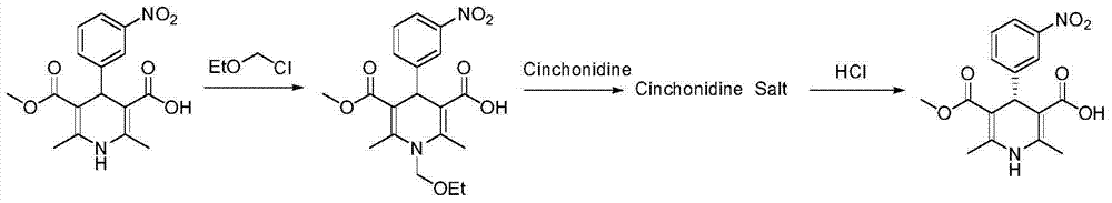 Method for resolving barnidipine mother nucleus by using glucosamine as resolving agent