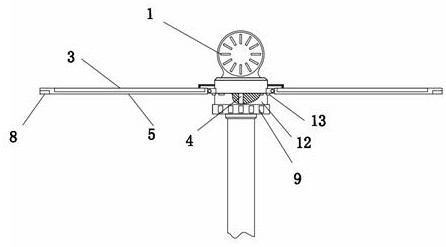 Solar LED street lamp