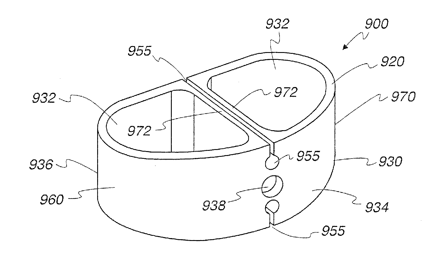 Apparatus and method for stabilizing adjacent bone portions