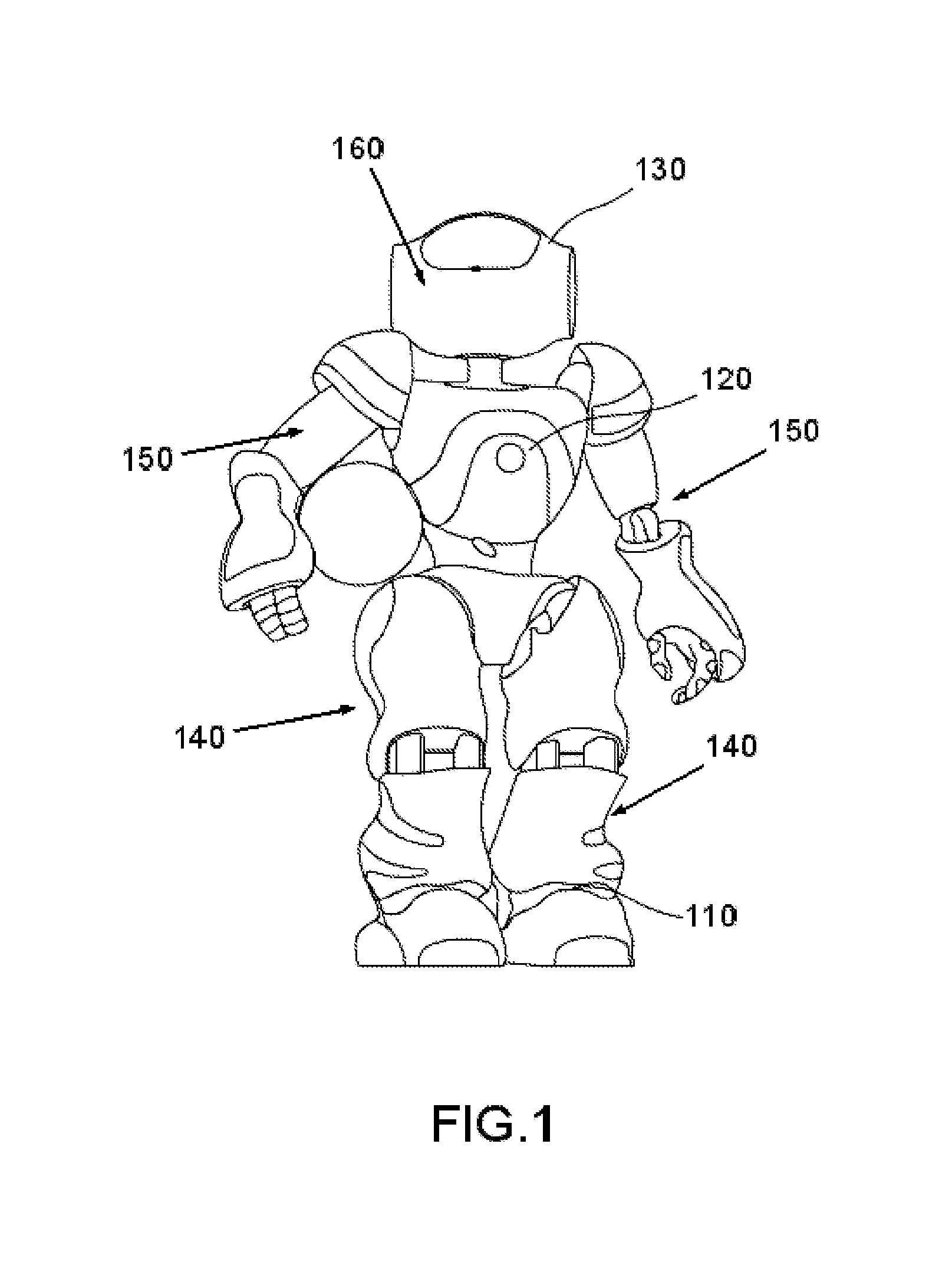 "humanoid robot equipped with a natural dialogue interface, method for controlling the robot and corresponding program"