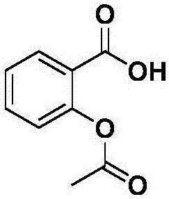 Preparation method and application of anti-stroke aspirin twin drug based on TXA2 (thromboxane A2)/ROS double targets