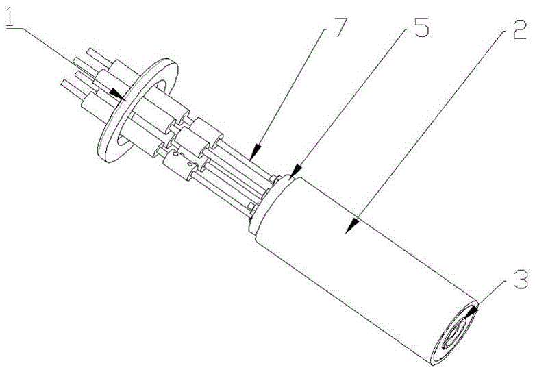 Metal evaporation device applied to evaporation coatings