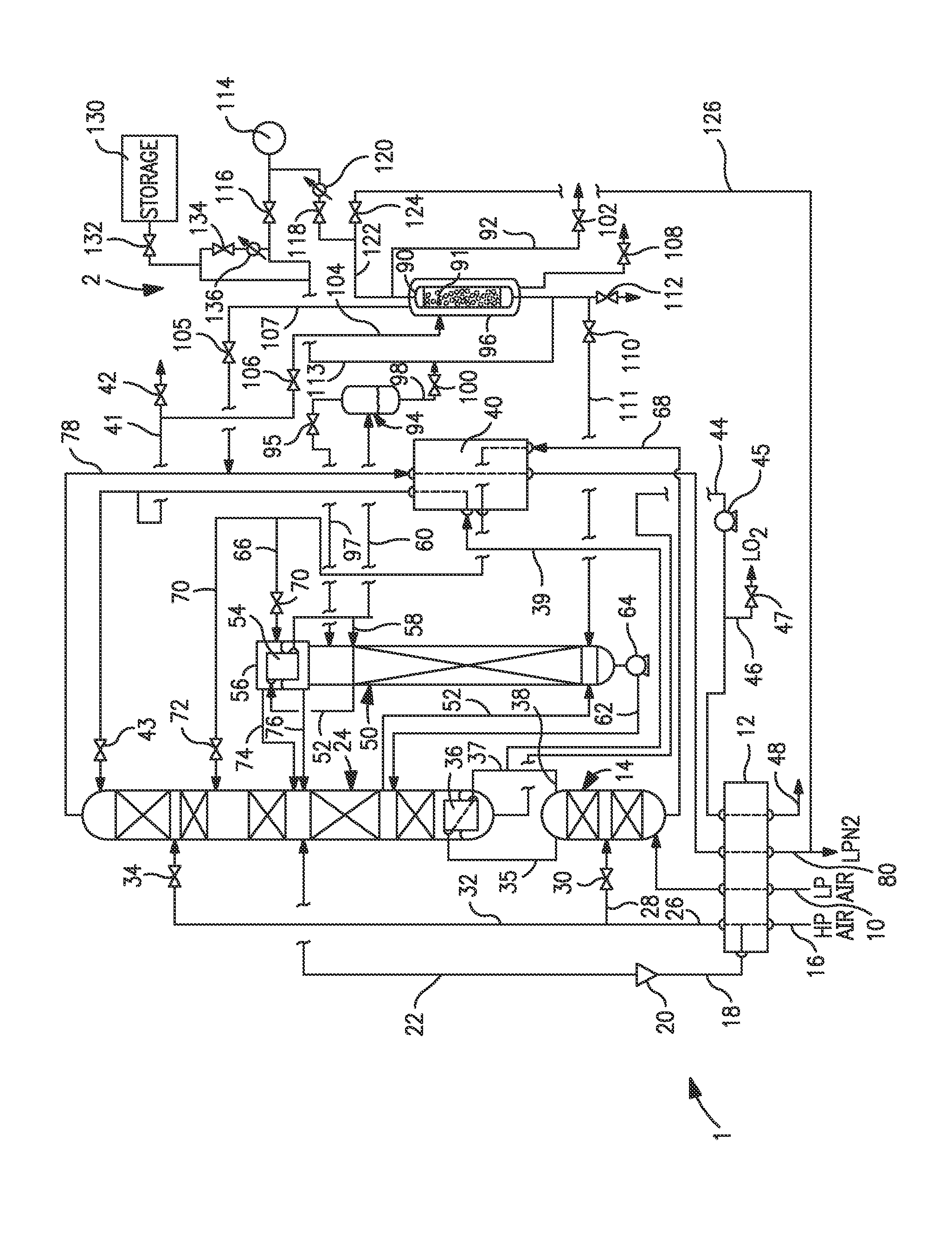 Argon production method and apparatus