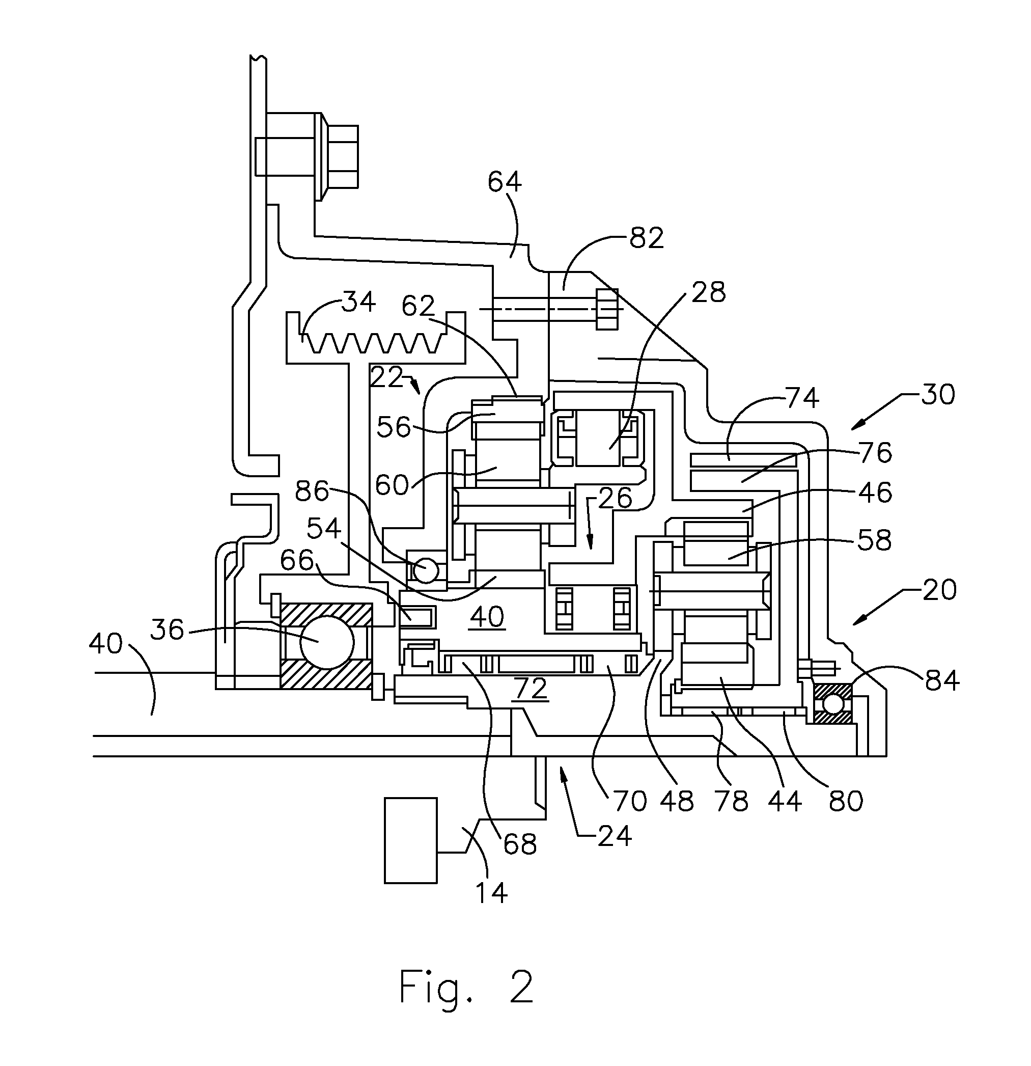 Vehicle accessory drive system