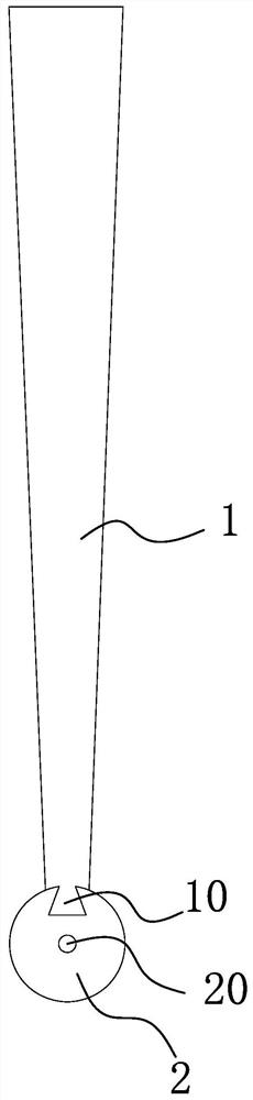 Combined fan rib structure and assembling method