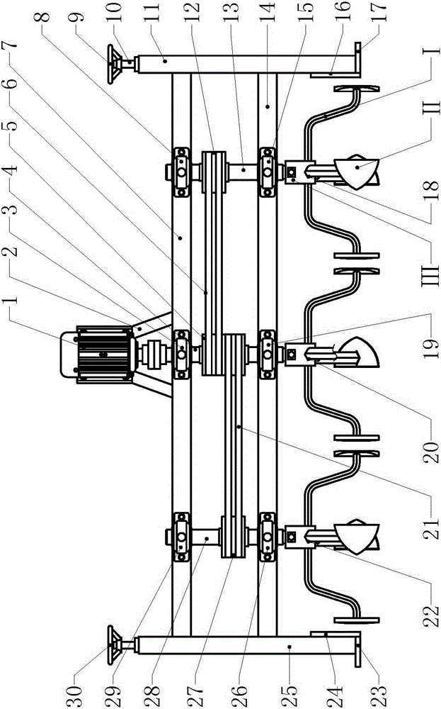 A plowing and soil preparation integrated machine tool for vegetable greenhouses