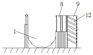 Side channel spillway for reservoir flood discharge