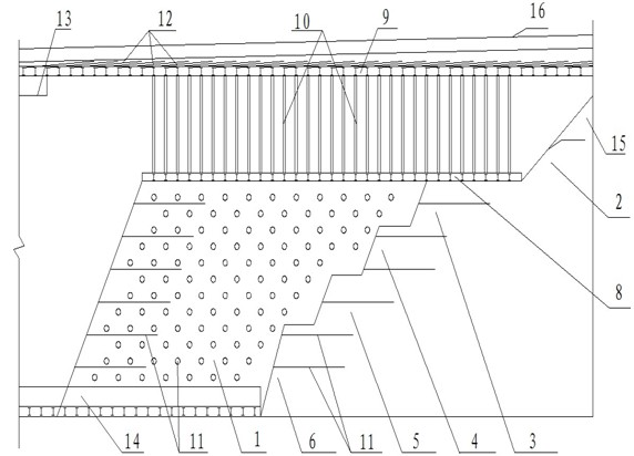 Construction method for wind-blown sand tunnel