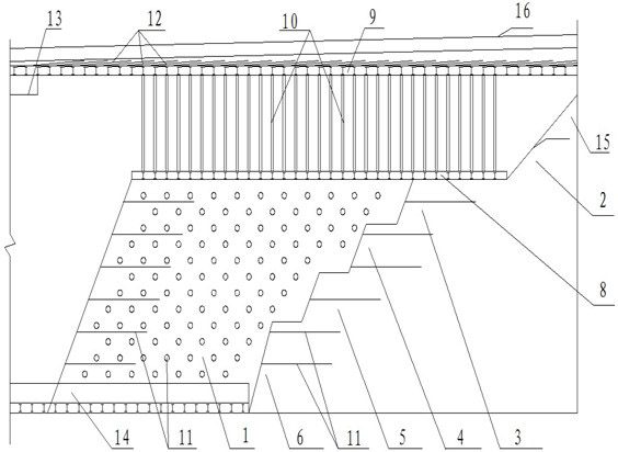 Construction method for wind-blown sand tunnel