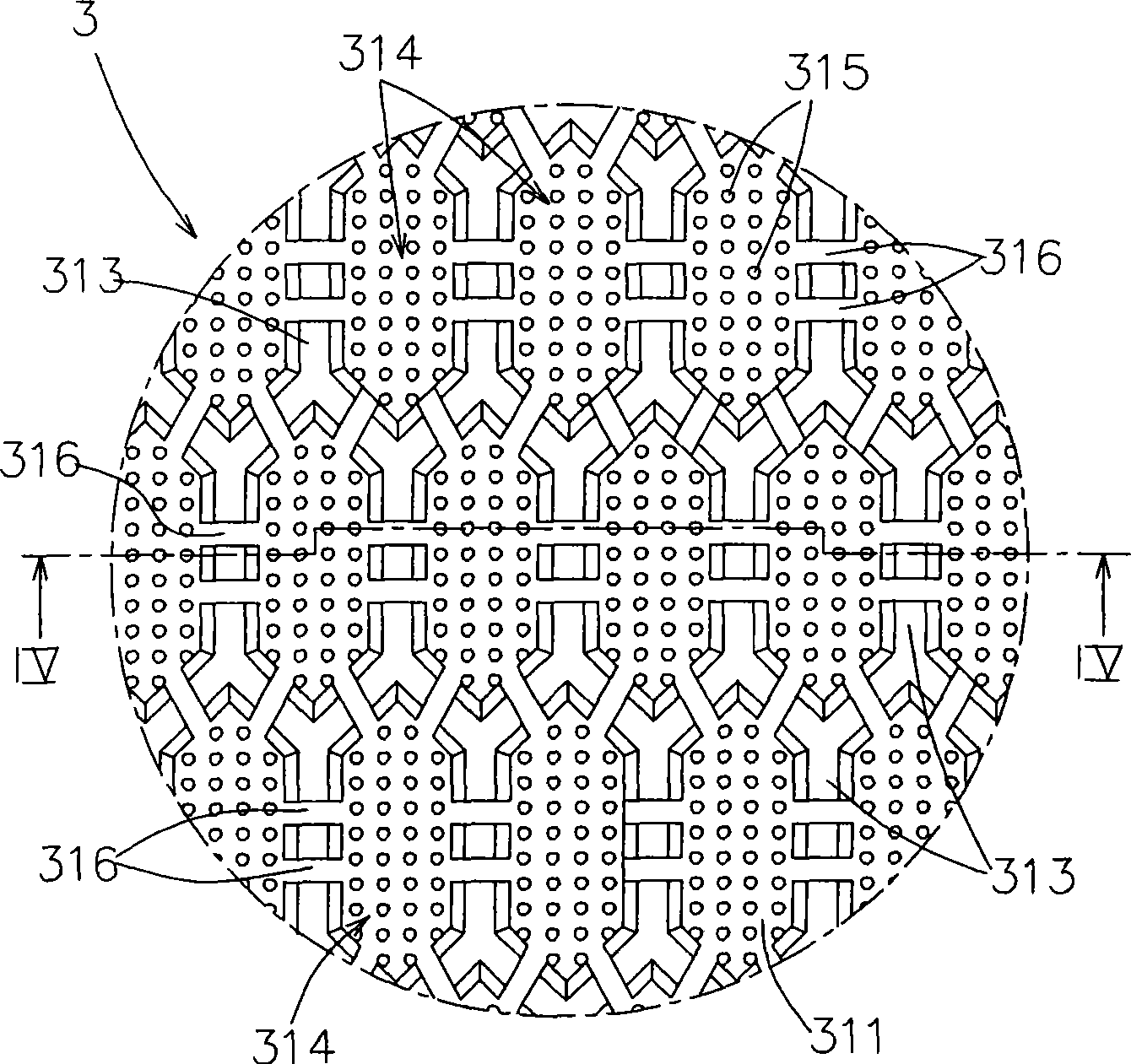 Thin layer article capable of controlling flow direction and toilet articles having the same