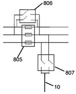 Three-phase line bus and outgoing line fault comprehensive processing device